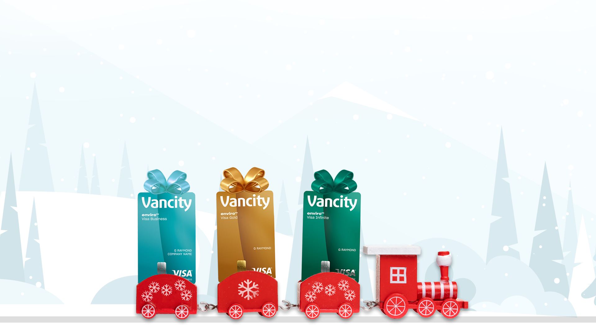 Vancity Cards and Train